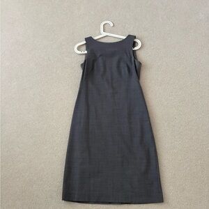 Theory Charcoal Midi Dress